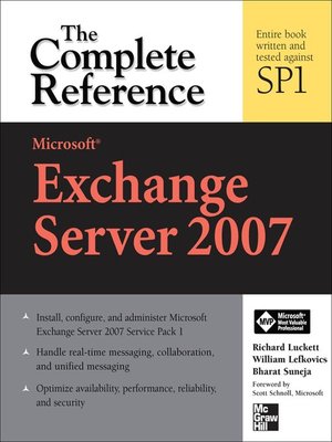 cover image of Microsoft Exchange Server 2007